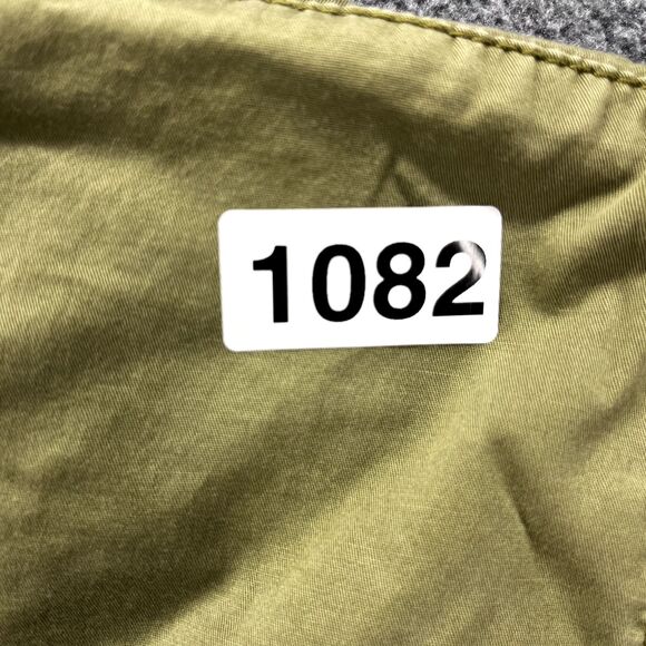 Hollister Parka Jacket Junior Large Olive Green Adjustable strings button pocket - Picture 16 of 16